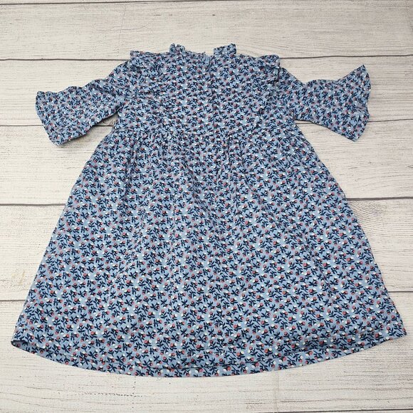 NWT Hope & Henry Ruffle Trim Dress Organic‎ Cotton Girls SIze 6-12 months - Picture 12 of 12